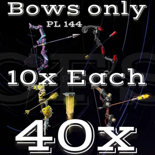 40x PL 144 Bows
