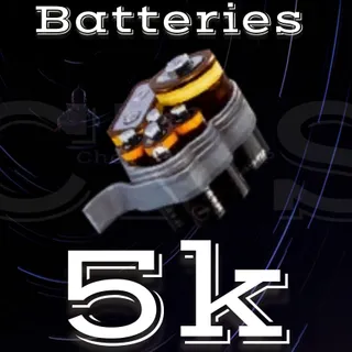 5,000 Batteries