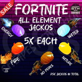 Bundle | 25x Modded Jack-O-Launcher's | Fortnite STW