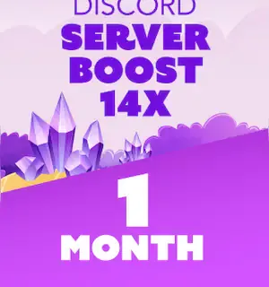Discord Server Boosts 14x 1 Month