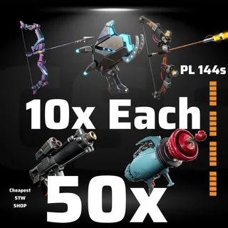 50x PL 144 Guns Godroll