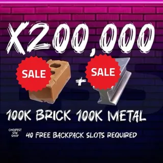 Metal , Brick 100k each