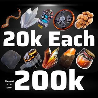 Bundle| 200k Crafting Mats