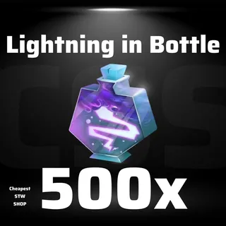500x Lightning in a bottle