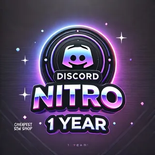 discord nitro 1 year (GIFT)