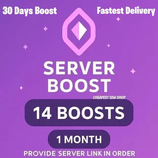 14X 1 Month Discord Server Boost