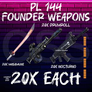 Bundle | Founder Guns/Weapons