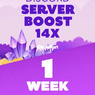 Discord Server Boosts 14x 1 Week