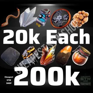 200k Crafting Mats | 20k each