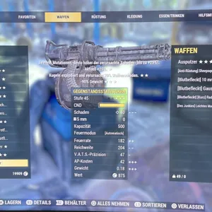 Weapon | ME90 minigun