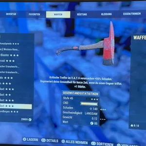 Weapon | V50S fire axe