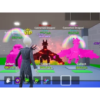 Go Up For Brainrots: Mixed Dragoni + Bulbito Traktorito Bundle (3x)