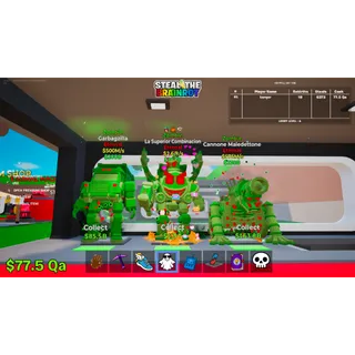 Fortnite Steal The Brainrot: Zombie La Superior, Cannon, Garbagzilla 3x Bundle