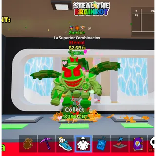 Fortnite Steal The Brainrot: Zombie La Superior Combinacion 3x Trait
