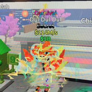 Steal the Brainrot I Dul Dul Dul Carnival LIGHTNING TRAIRT BONUS RARE 114M/sec Monkey I Fortnite