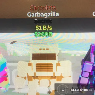 Steal the Brainrot I Garbagzilla Chocolate 1b/sec I Fortnite