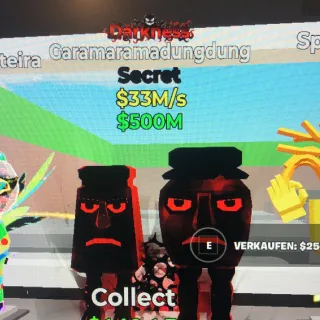 Steal the Brainrot I Garamaramadungdung Darkness Garama Rare I Fortnite