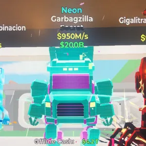 Steal the Brainrot I Garbagzilla Neon - super rare - Truck I Fortnite