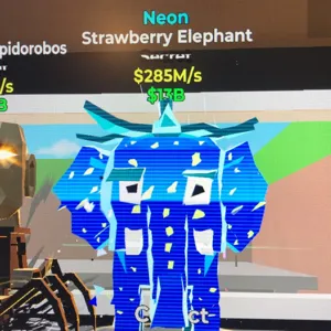 Steal the Brainrot I Strawberry Elephant Neon Rare I Fortnite