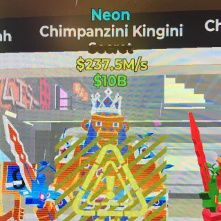 Steal the Brainrot I Chimpanzini Kingini Neon Monkey I Fortnite