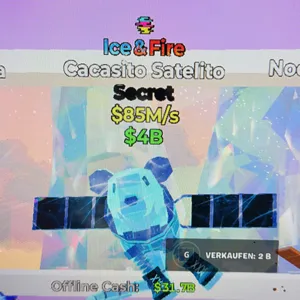 Steal the Brainrot I Cacasito Satelito Ice & Fire I Fortnite