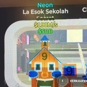 Steal the Brainrot I La Esok Sekolah Neon House I Fortnite