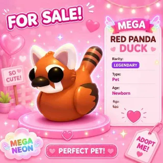 Mega Red Panda Duck