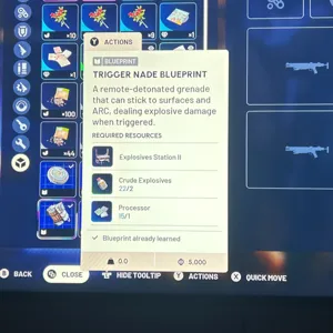 Trigger Nade Blueprint