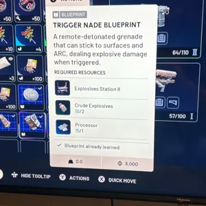 Trigger Nade Blueprint