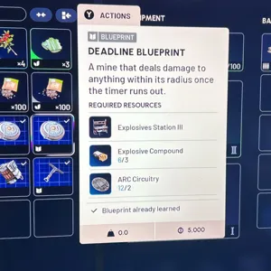 Deadline Blueprint