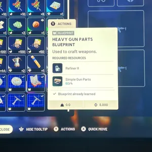 Heavy Gun Part Blueprint