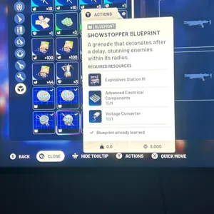 Showstopper Blueprint