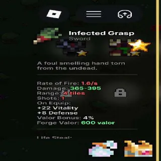Pixel Quest - INFECTED GRASP { CHEAPEST PRICE }