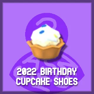 2022 Birthday Cupcake Shoes