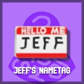 Jeff's Nametag