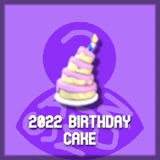 2022 Birthday Cake
