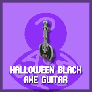 Halloween Black Axe Guitar Accessory