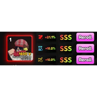 Full SSS Stats Homura/Shadowgirl Evo - AA