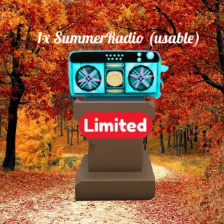 [NEW] Limited Summer Radio [usable]