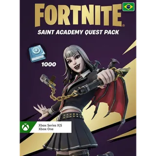 Fortnite — Pacote de Tarefas Academia Saint + 1.000 V-Bucks | Xbox Key Digital [[🇧🇷 Brasil]] 🦇 • Entrega Rápida