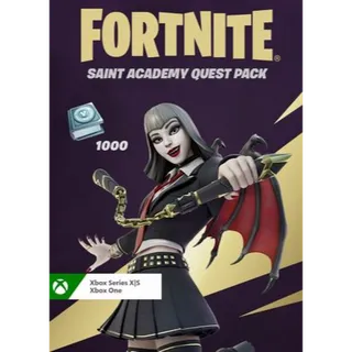 Fortnite Saint Academy Quest Pack + 1000 V-Bucks Xbox ⚡️ KEY ⚡️ [🌍 AFRICA] ⚡️ [𝐅𝐀𝐒𝐓 𝐃𝐄𝐋𝐈𝐕𝐄𝐑Y]