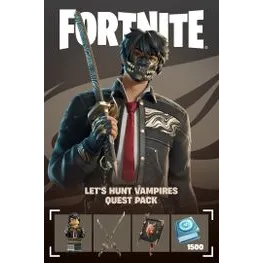 Fortnite Let's Hunt Vampires Quest Pack Xbox ⚡️ KEY ⚡️ [🌍 AFRICA] ⚡️ [𝐅𝐀𝐒𝐓 𝐃𝐄𝐋𝐈𝐕𝐄𝐑Y]