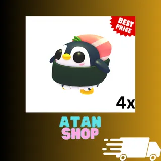 4x Sushi Penguin