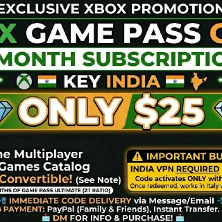 Game Pass Core 6 Months (VPN)