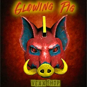 Glowing Pig Mask