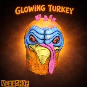 Glowing Turkey Mask