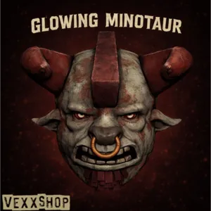 Glowing Minotaur Mask