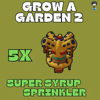 5x super syrup sprinkler 