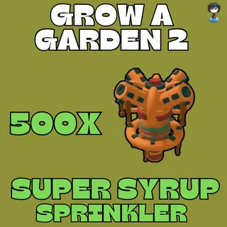 500x super syrup sprinkler