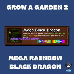 Mega rainbow black dragon